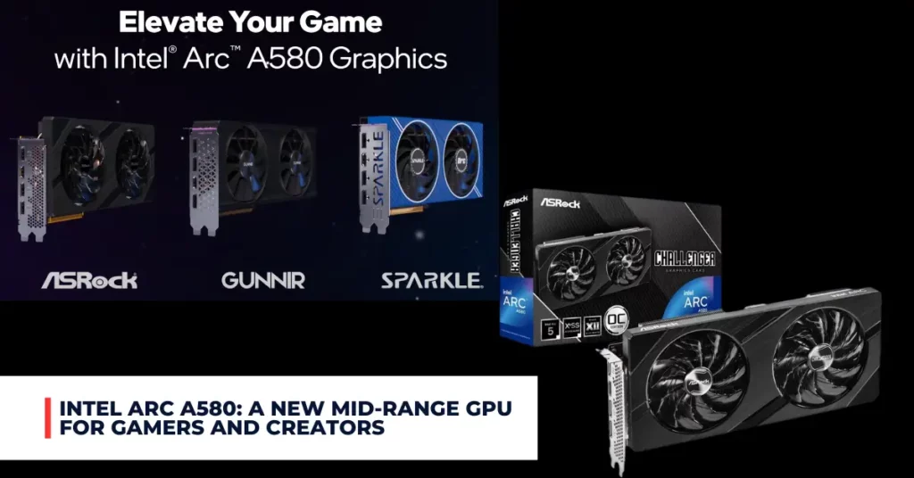 Intel's Arc A580 graphics card