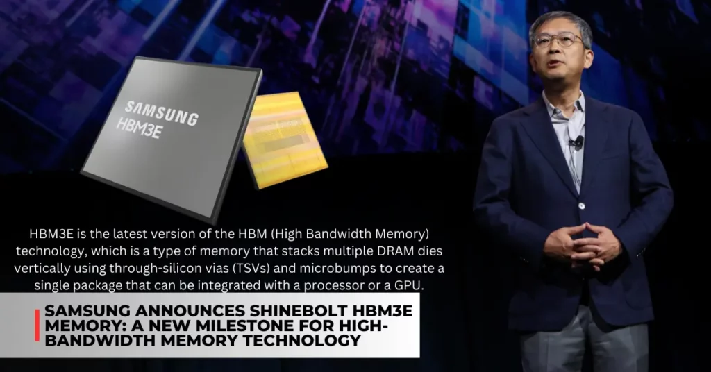 Samsung announces Shinebolt HBM3E memory