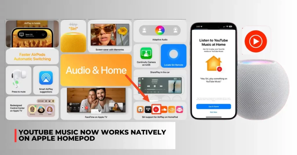 YouTube Music supported on Apple HomePod